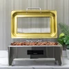 Customized 9L hotel chafing dish golden chafing dish chefing dish food warmer chafing