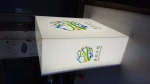 Customized company logo acrylic material 3d advertising outdoor light box