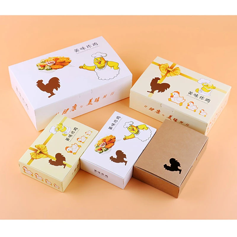 Custom Logo Chinese New Festival Dispisable Food Container Paper