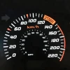 customized el high brightness Auto glow gauge