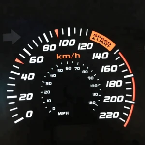 customized el high brightness Auto glow gauge