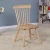 Import Customized fashion dining chair with wooden foot backrest and solid wood dining chair from China