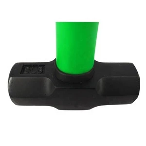 Customized multiple specifications high quality forged steel sledge hammer with fiberglass handle soft PVC grip