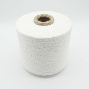 Customized white polyester viscose yarn 30/1