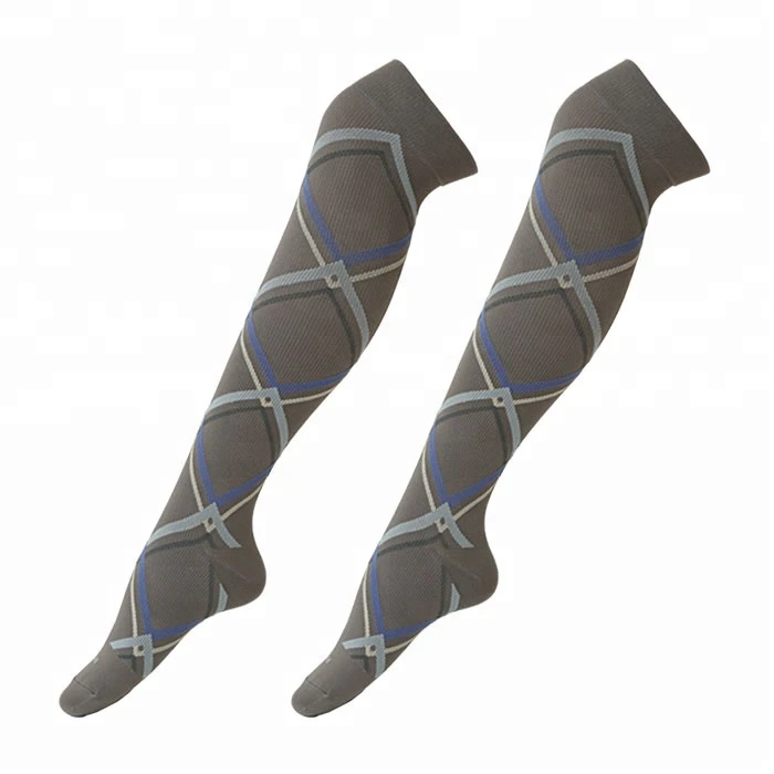 customs Men compression medical knee high socks 15-20 mmHg