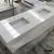 Import Cut-to-size discount stripe solid surface bathroom countertop vanity tops from China