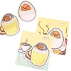 Cute Lazy Egg Sticky Note Kawaii Shell Egg Memo Canned Egg Sticky Notepad Memo Notebook School Office Stationery Memo Pads