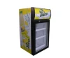 dc mini glass door freezer showcase showcase solar cooler with solar power