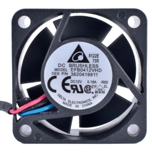 DELTA EFB0412VHD 4cm 40mm fan 4020 40x40x20mm 12V 0.18A Double ball bearing large air volume switch cooling fan