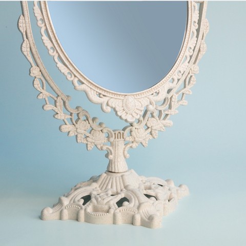 Desktop mirror european retro mirrors Double magnifying glass double side beauty vanity makeup mirror