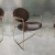 Import dinning table set 6 chairs dining room furniture modern design steel armchair from China