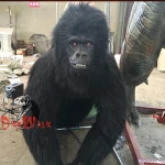 Dino1560 Adult walking joke gorilla costume in mall or amusement park
