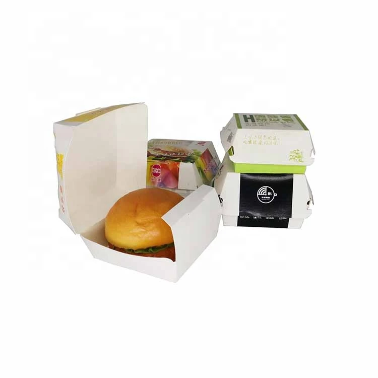 Disposable Custom Printed Kraft Paper Box For Food Use For Food Store