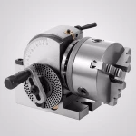 Dividing Head BS-0 5Inch 3 Jaw Chuck Dividing Head Set Precision Semi Universal Dividing Head for Milling Machine Rotary Table