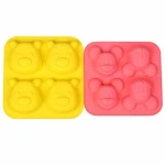 DIY winnie bear kitchen baking silica gel mold easy to remove cake mold, hand soap mold