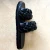 Import Double Braid Strap Women Slippers Black Flats Slides Shoes from China