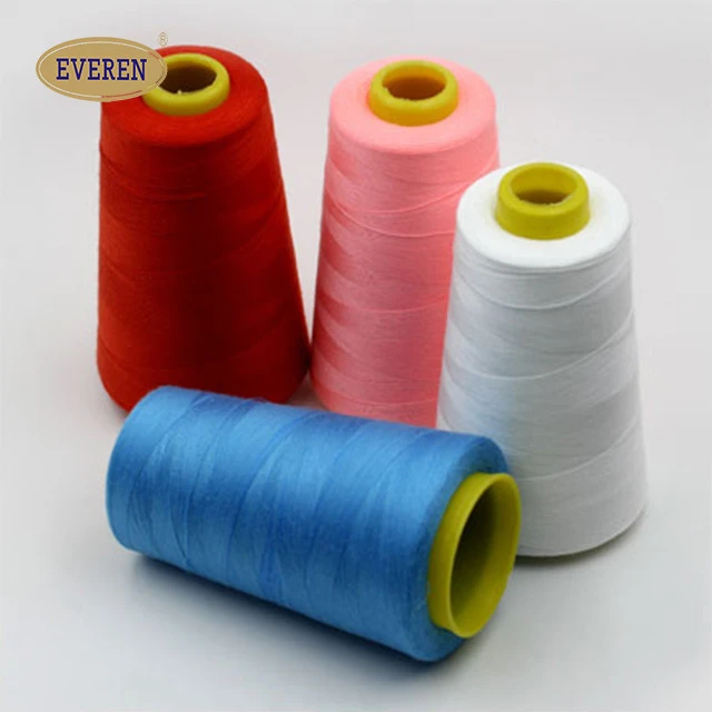 Dyed Colorful Spun 100% Polyester Sewing Thread / Quilting Thread