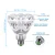 Import E27  Plant Growth Full Spectrum Grow LED Bulbs 220V LED Spectrum For Leafy Greens 40W from China