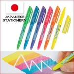 Easily erasable and popular PILOT fluorescent marker pen variety for school stationary