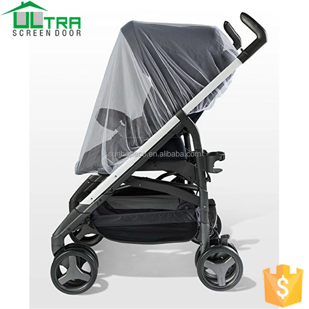 Easy care baby stroller mosquito net cover portable Insect Netting