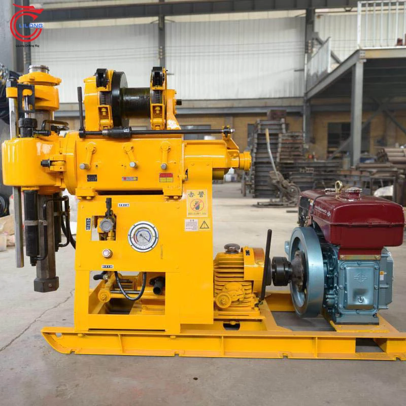 Easy-operated multifunctional 180m 150m 80m Water well drilling rig auction tube well drilling rig Nigeria