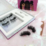 Eco friendly silk lashes New arrival silk filber lashes Eco-friendly  eyelash faux mink eyelashes