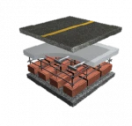 Efficient electric floor heating pipe system elements