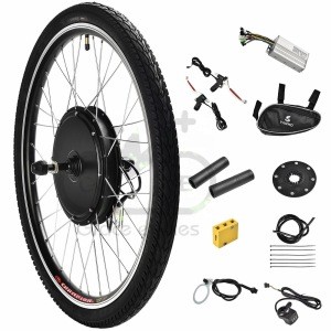Electric Bicycle E-Bike 26&quot; Front Rear Wheel Motor Conversion Kit