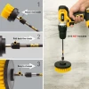 Electric Drill Brush Grout Power Scrubber Cleaning Brush Tub Cleaner Tool