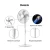 Import Electric stand fan 16/18 inch pedestal fan with aluminum motor from China