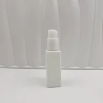 Empty Opal White Square portable Bottle with pump For cosmetics 30 50 100 120 ml 50g specialize in customize from China