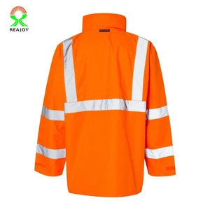 ENISO 20471 hi vis rainproof reflective safety clothing