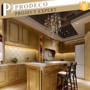 European style luxury furniture white soild wood kitchen cabinets with kitchen cabinet accessories