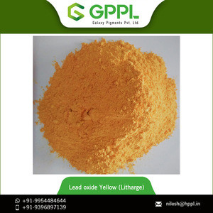 Excellent Quality Litharge Lead Oxide Canary Yellow Top Sold Powder
