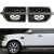 Import Factory 2Pcs Grey ABS Car Air Intake Fender Vents For Land Rover Discovery 4 2014-2016 LR057531 LR057530 from China