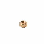 Factory brass and other hexagon external square internal thread copper nut matching screw rod uses square nutOEM ODM
