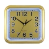 Factory custom 280x285mm size plastic simple wall clock for office