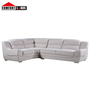 factory direct sale fabric white sectional 3 seater combined type sofa