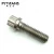 Import Factory Direct Sale GR5 Titanium Alloy Bolts with Flange for Motorcycle China CNC Titanium Bolt from China