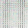 Factory directly sale pearl color mosaic iridescent blue mosaic glass tile linear glass mosaic tiles