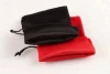 Factory logo custom wholesale color soft thick flannelette drawstring pouch bag for eyeglasses sunglasses