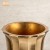 Import Factory New Style Trumpet Fiberglass Modern Gold Decorative Vase from China