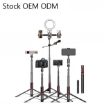 Factory Price 2020 Bluetooth Selfie Stick Portable Mini Camera Remote wholesale Wireless Monopod Alloy Cellphone Foldable Tripod