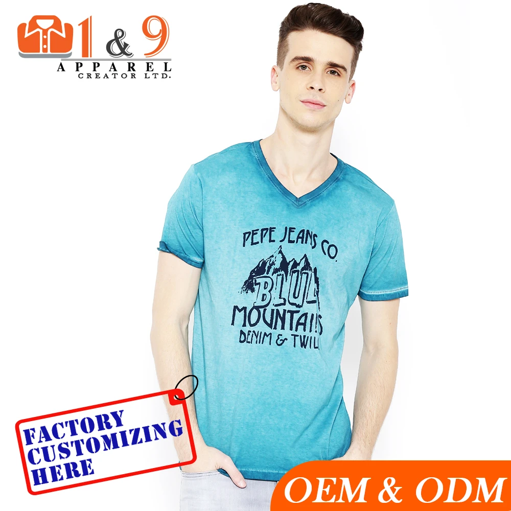 Factory Price Custom t shirt men OEM design