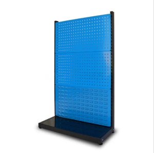 Factory Price Floor Standing Double Hook Pegboard Counter Display, Peg Board Pegboard