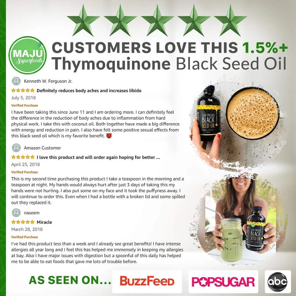 Factory price organic Cold Pressed black cumin seed oil water based essential oil custom essential oil