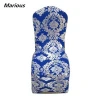 factory Price universal spandex lycra stretch print chair cover for hotel wedding banquet party