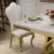 Import Factory price wholesale dining room furniture dining table set 6 marble top dining table set from China