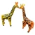 Import Factory pvc Inflatable Giraffe Animal children toy from China