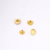 factory supply Black Silver Gold Brass Snap Press Stud Metal Snap Button for clothes hat shoes hat overalls